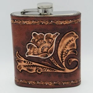 Nerezová placatka v kůži - arizona 1