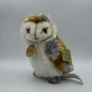 Plyšová sova pálená